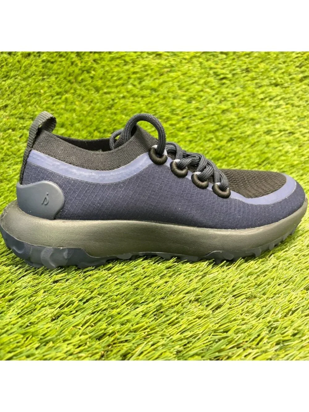 Allbirds Trail Runner SWT Womens Size 6.5 Blue Black Athletic Shoes Sneakers